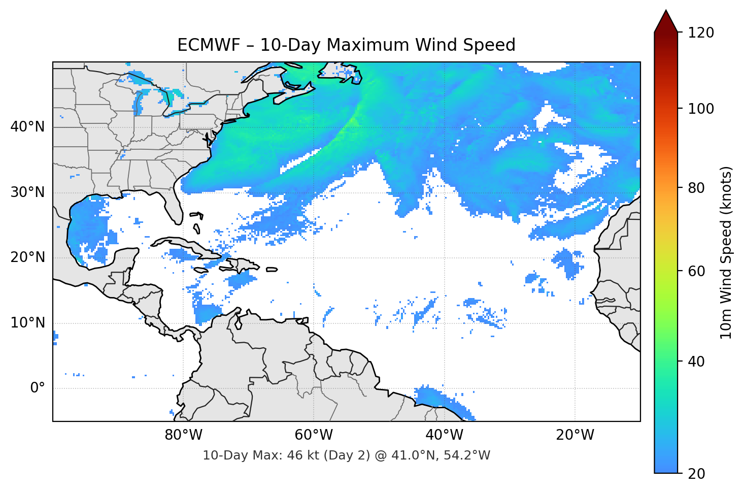 ECMWF 10-Day Max