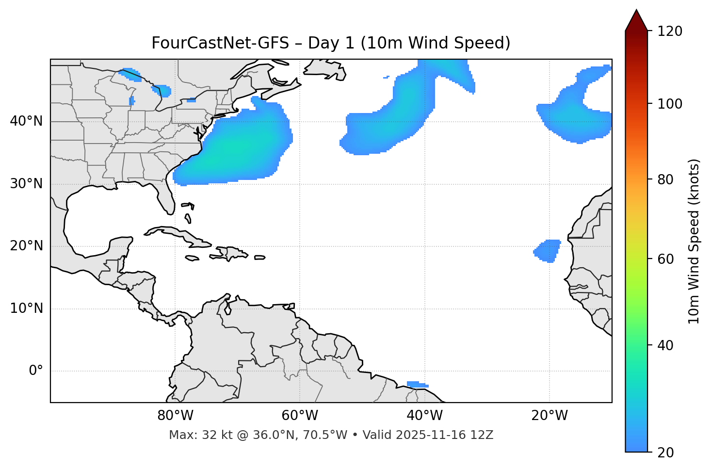 FourCastNet-GFS - Day 01