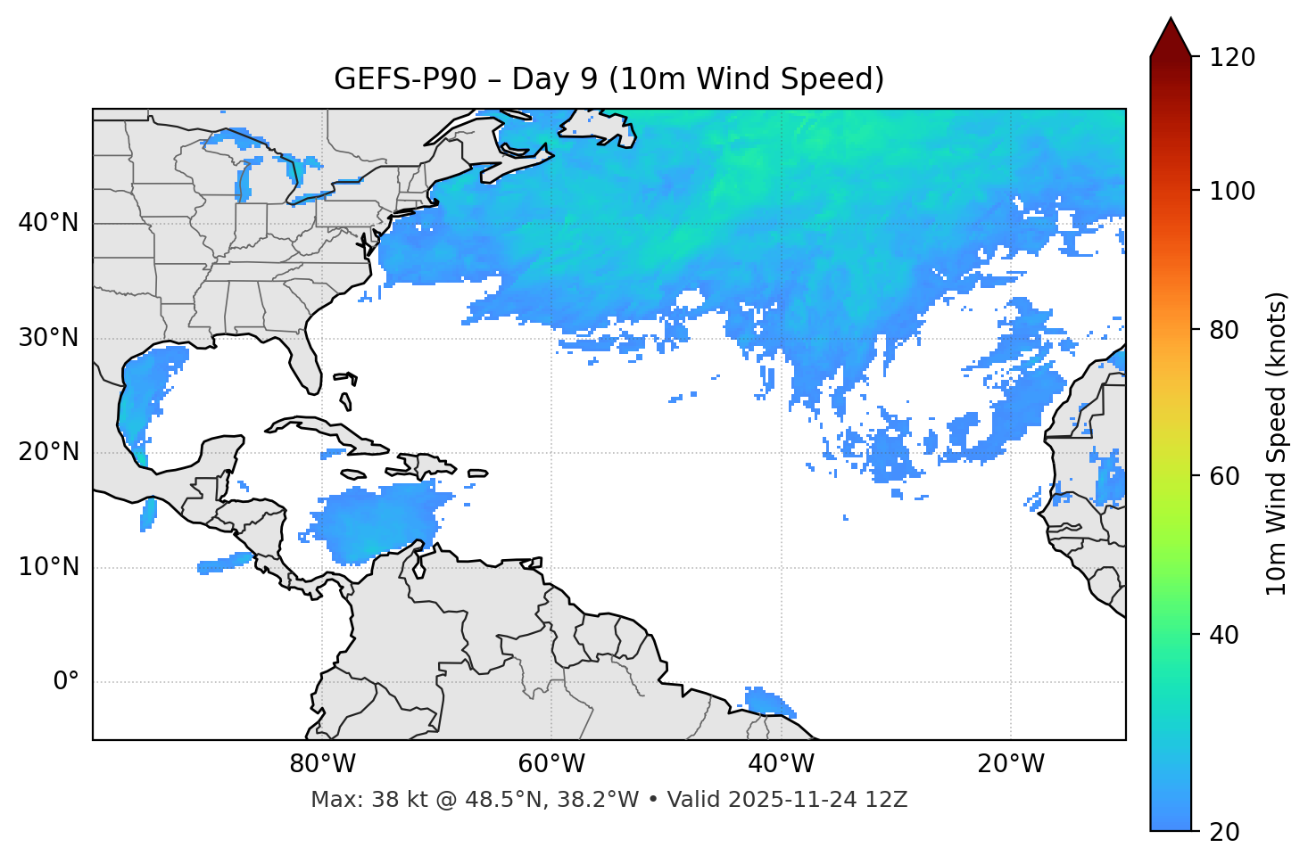 GEFS-P90 - Day 09