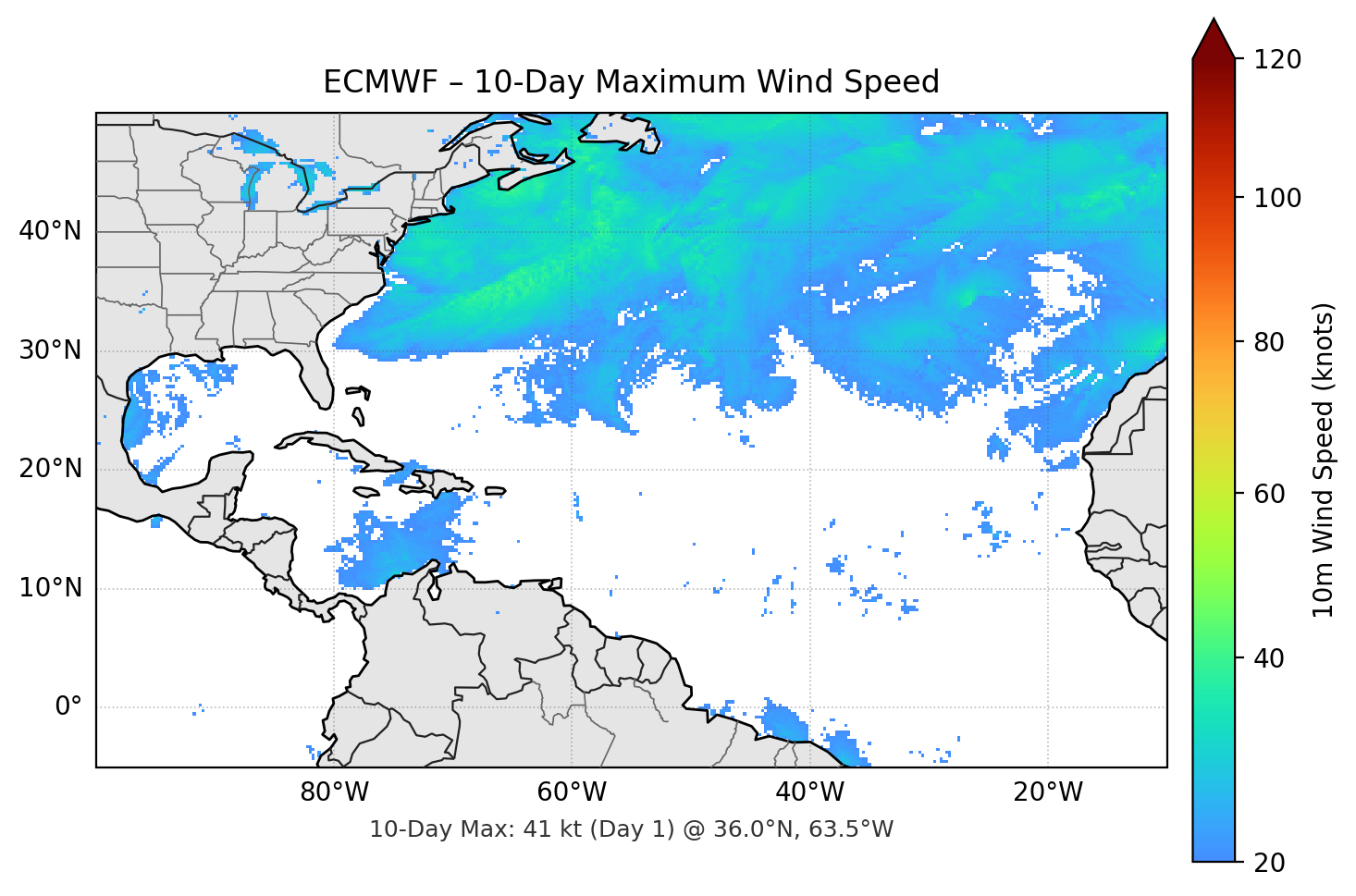 ECMWF 10-Day Max