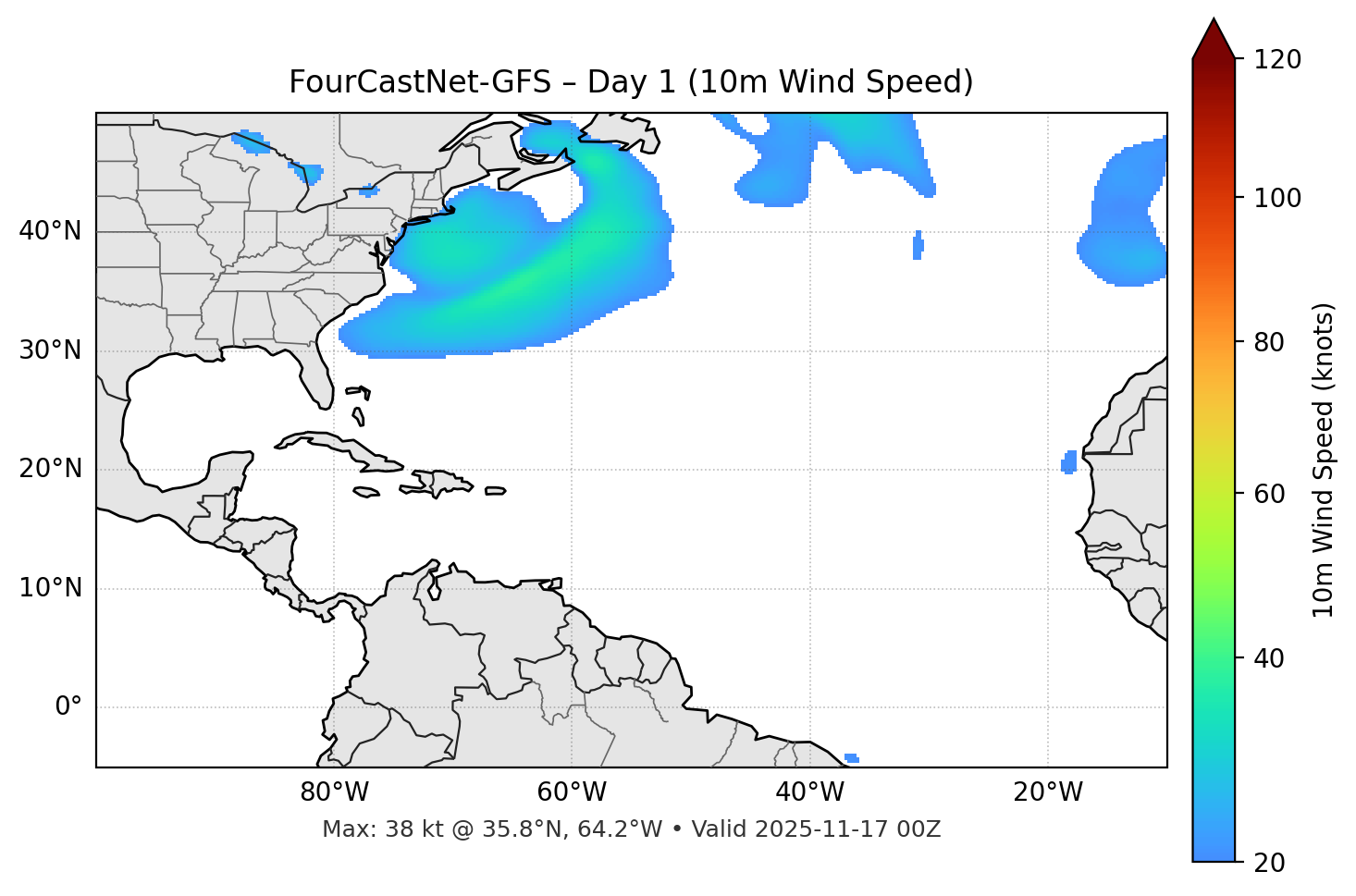 FourCastNet-GFS - Day 01