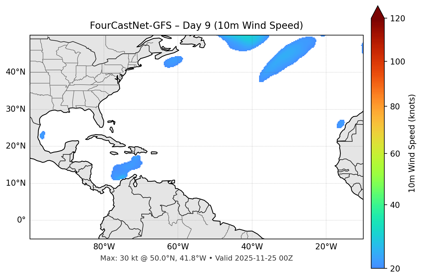 FourCastNet-GFS - Day 09