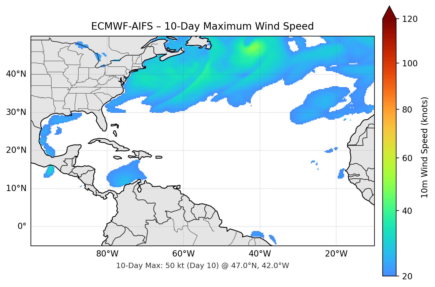 ECMWF-AIFS 10-Day Max
