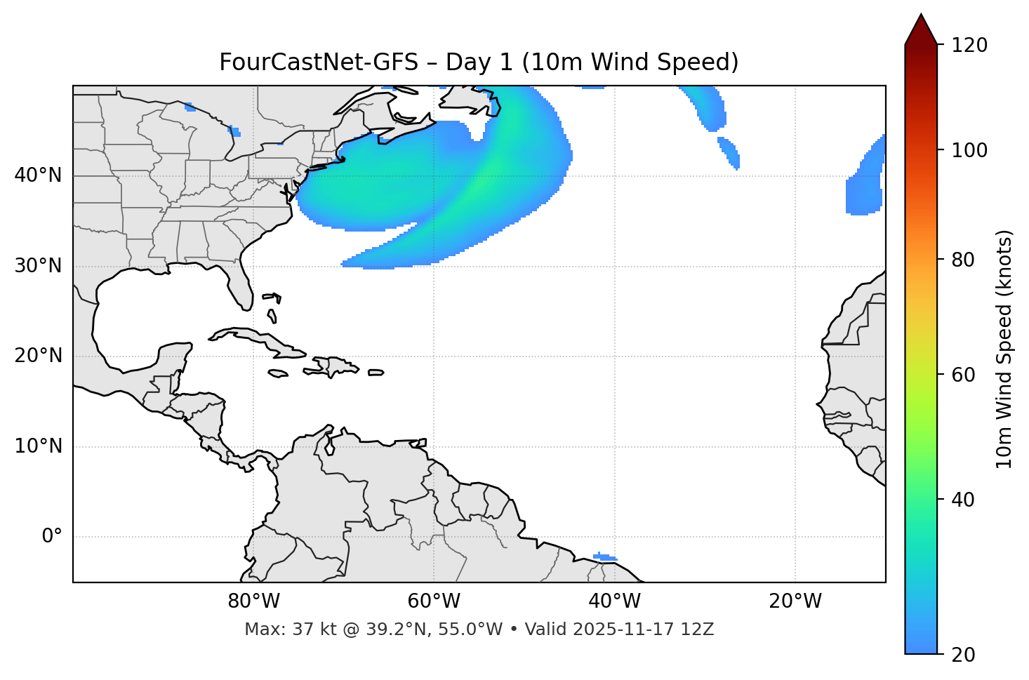 FourCastNet-GFS - Day 01