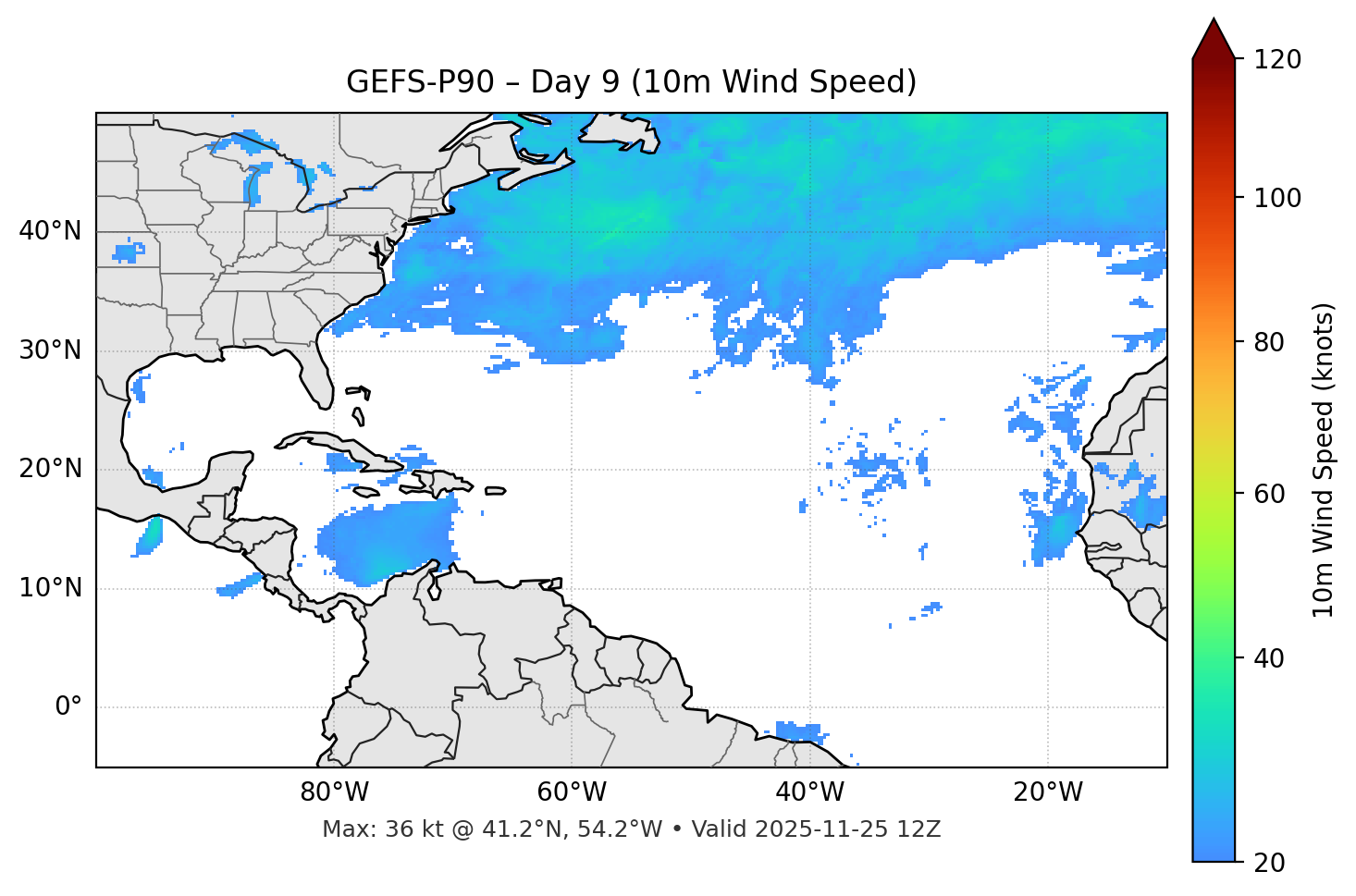 GEFS-P90 - Day 09