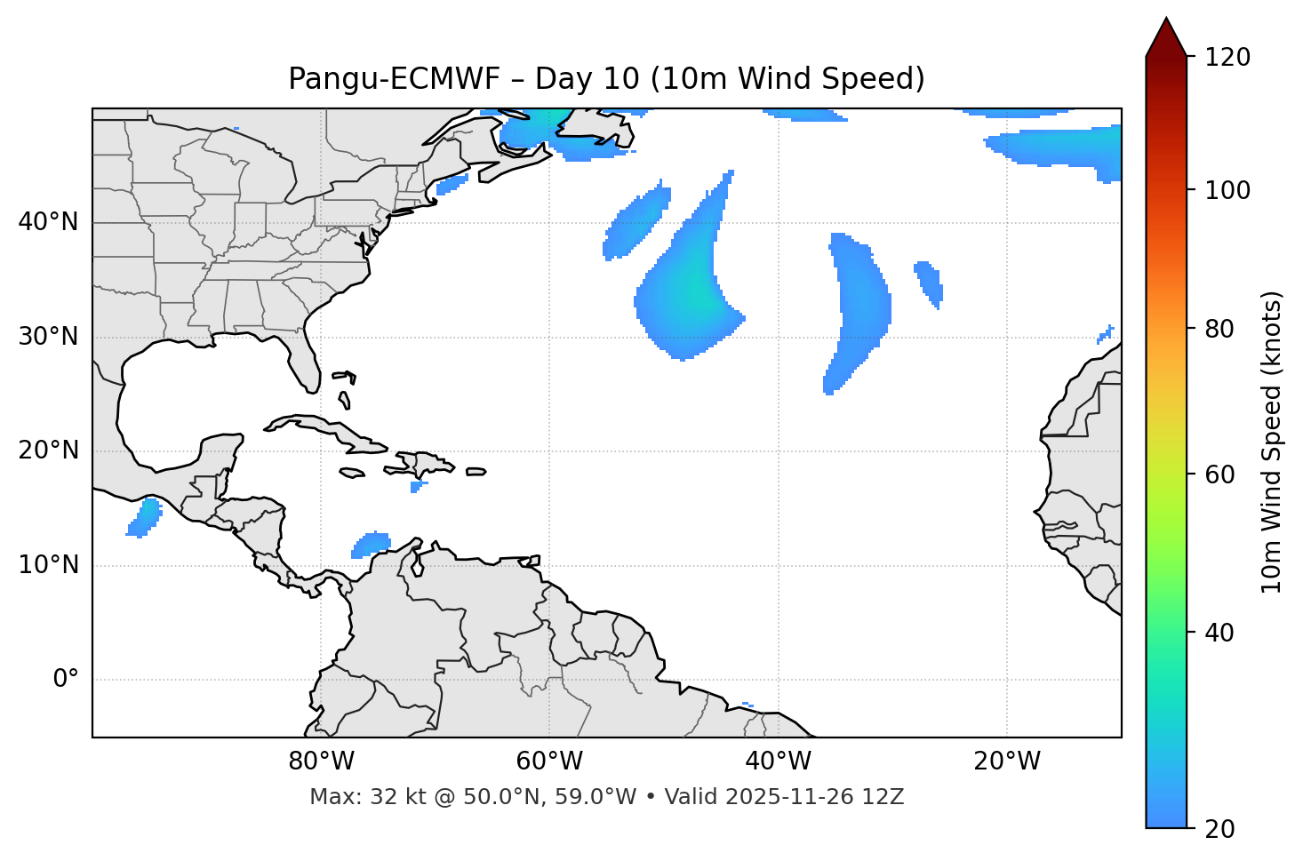 Pangu-ECMWF - Day 10