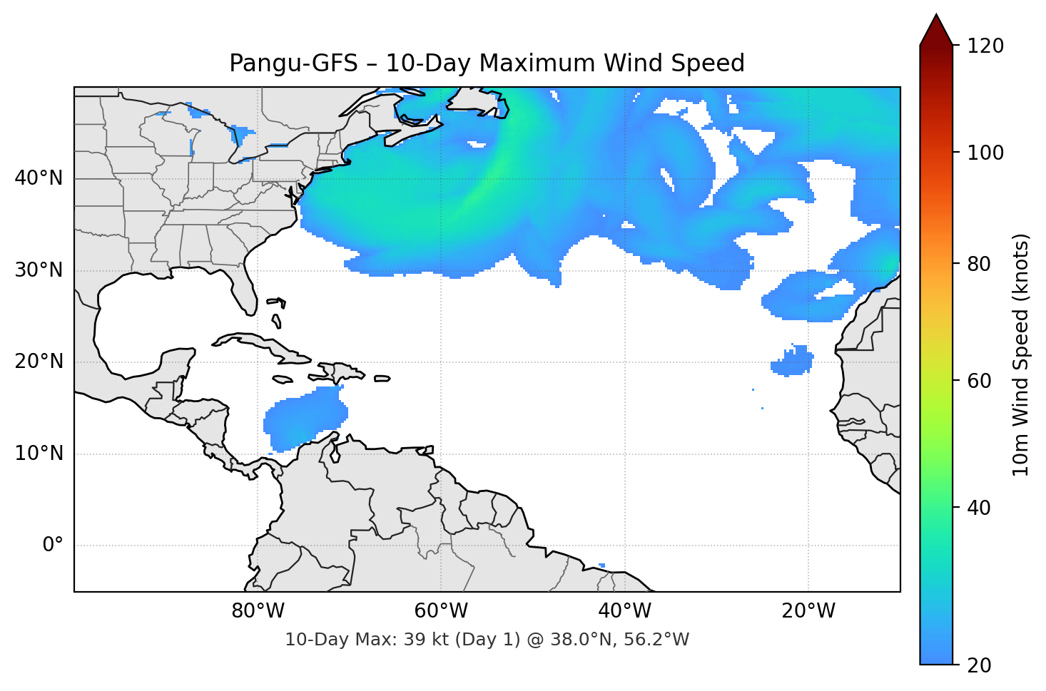 Pangu-GFS 10-Day Max