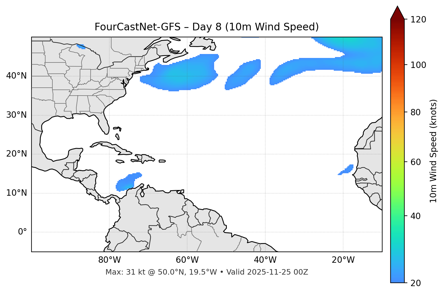 FourCastNet-GFS - Day 08
