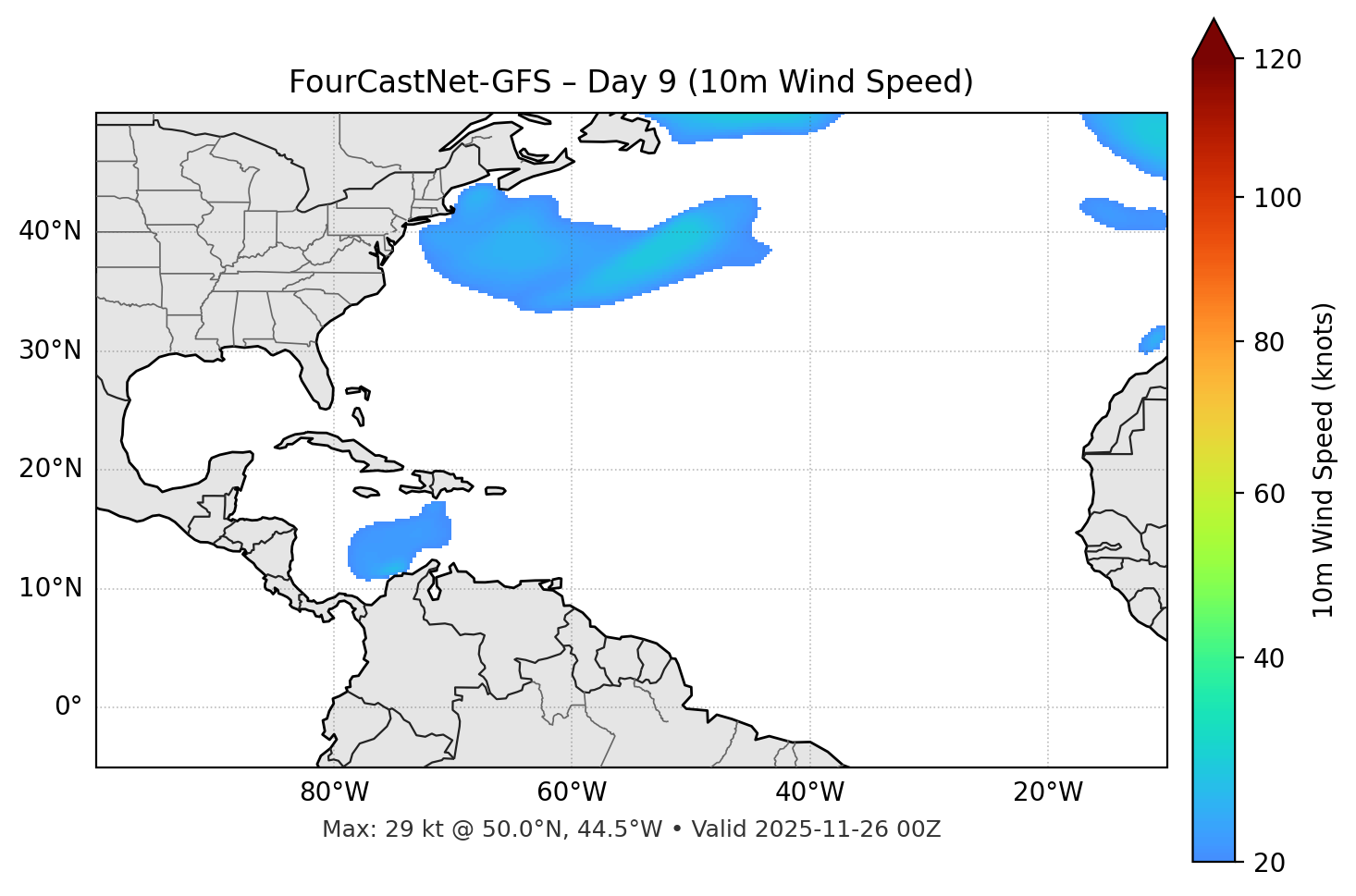 FourCastNet-GFS - Day 09