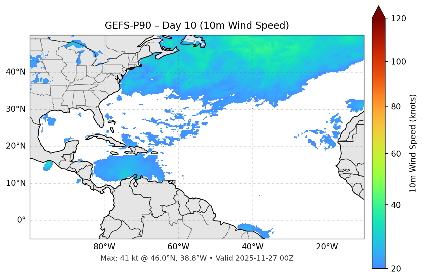 GEFS-P90 - Day 10