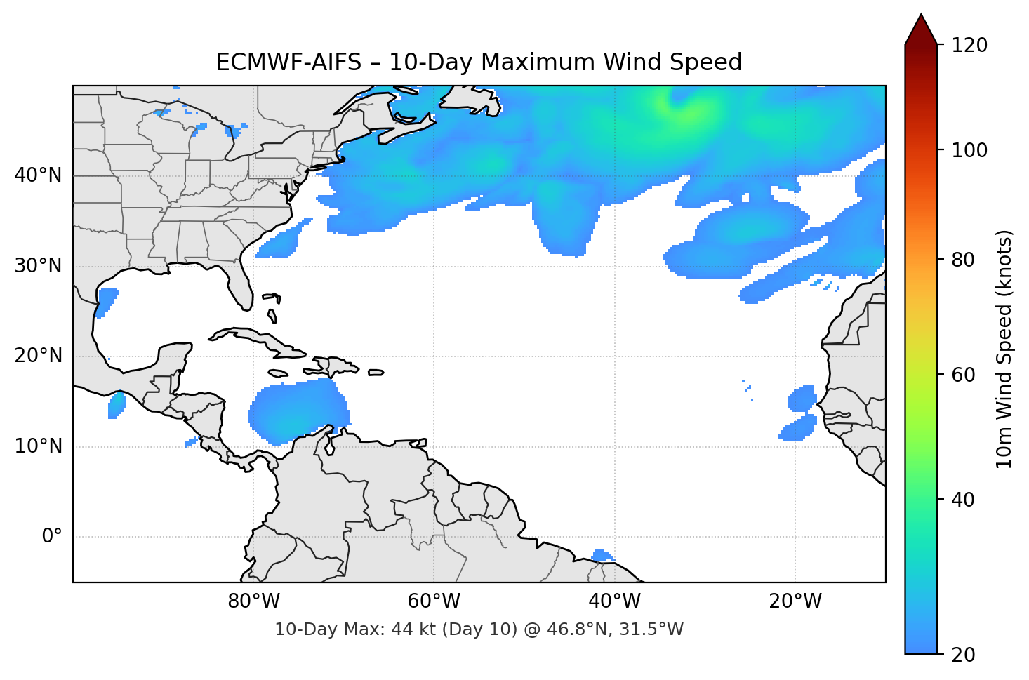 ECMWF-AIFS 10-Day Max