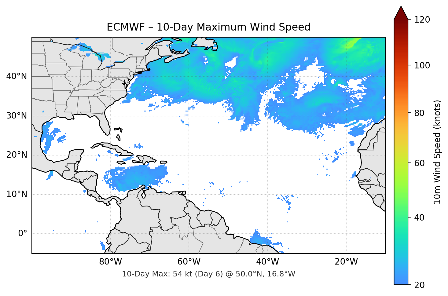 ECMWF 10-Day Max