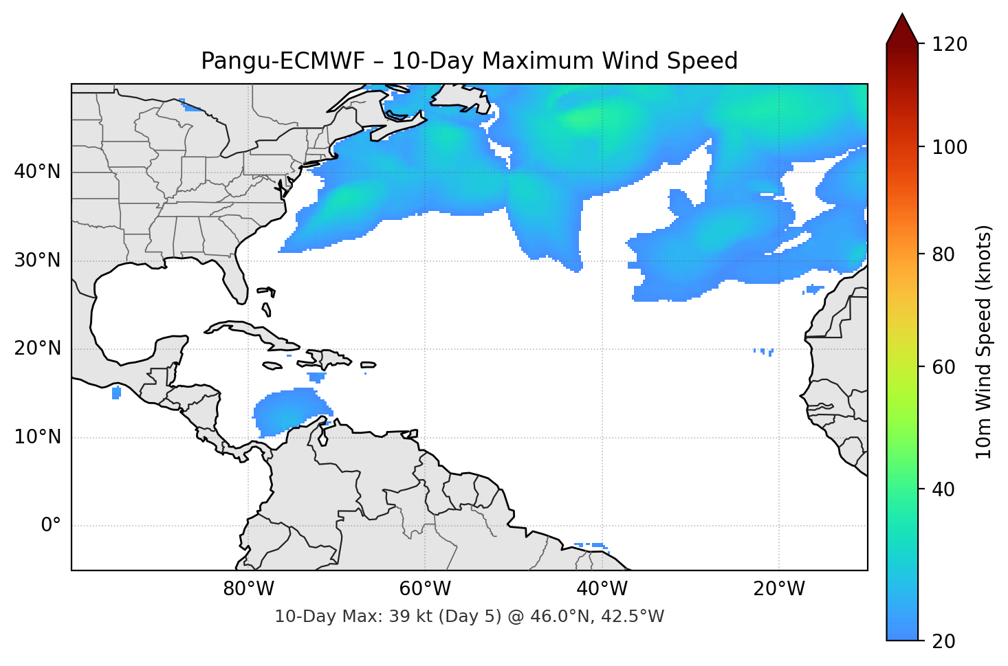 Pangu-ECMWF 10-Day Max