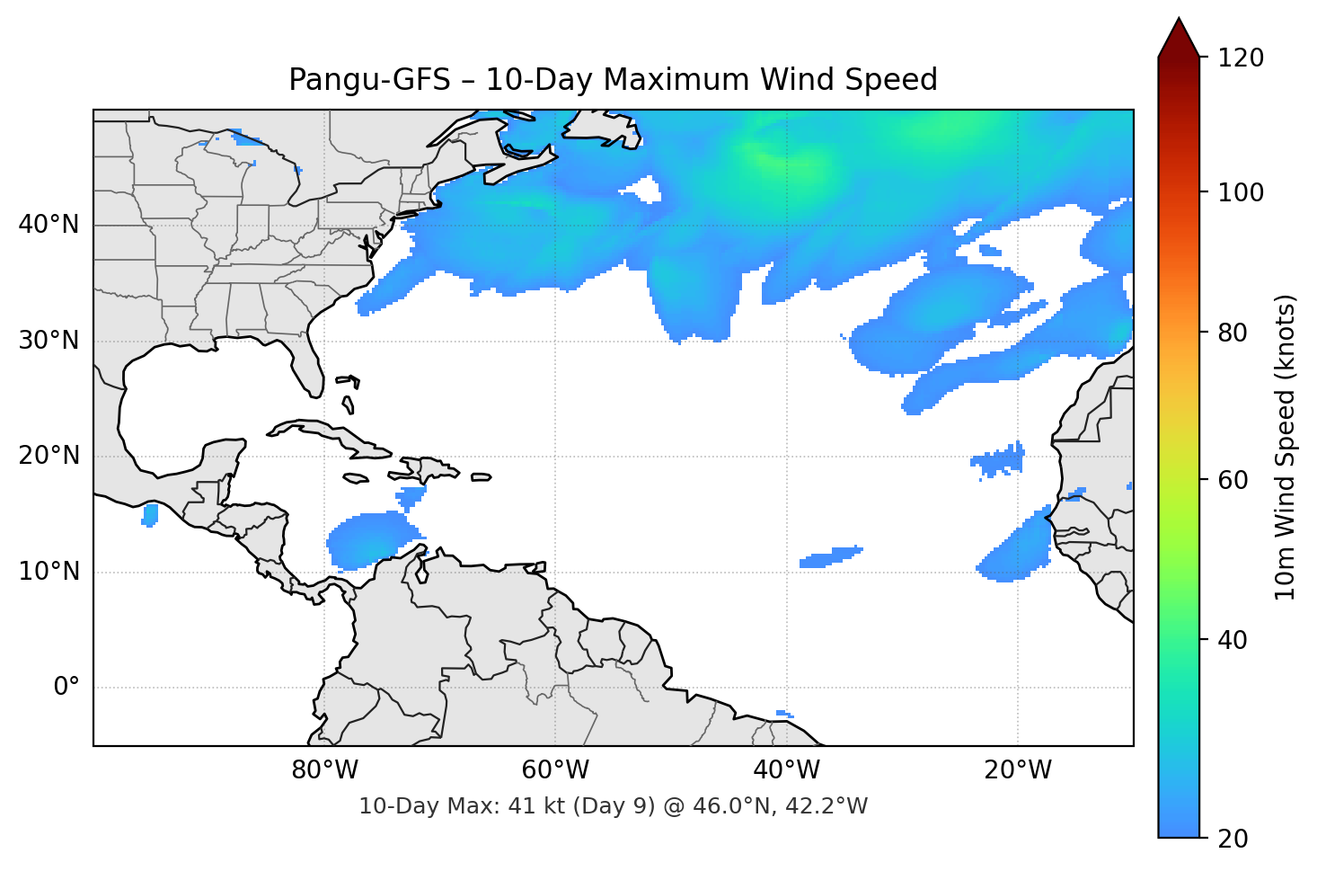 Pangu-GFS 10-Day Max