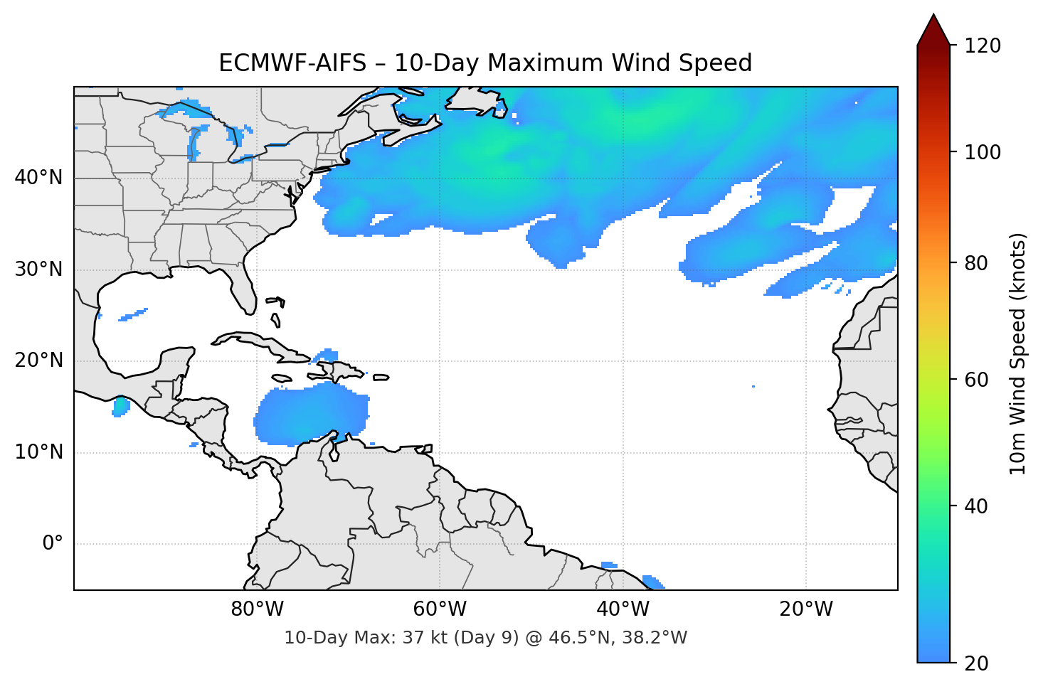 ECMWF-AIFS 10-Day Max