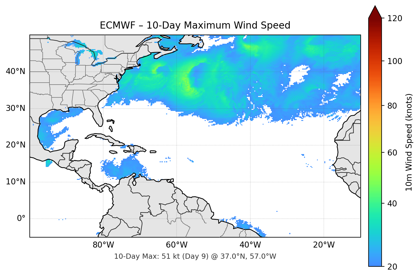 ECMWF 10-Day Max