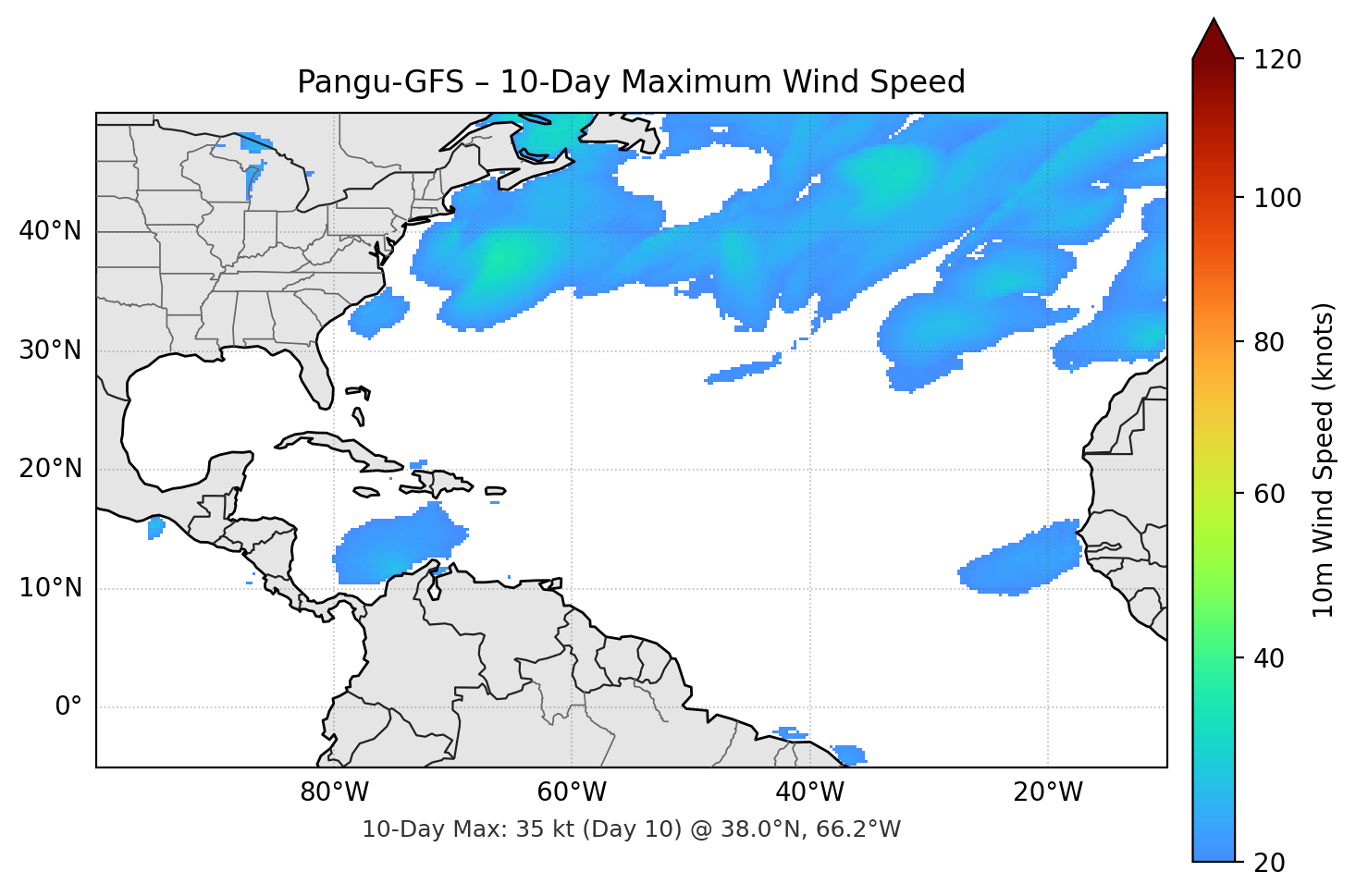 Pangu-GFS 10-Day Max