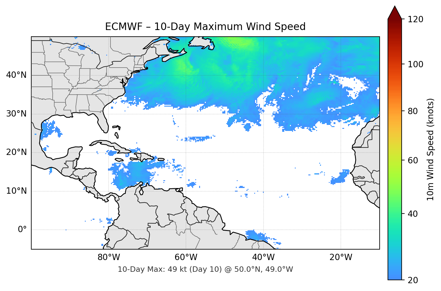 ECMWF 10-Day Max