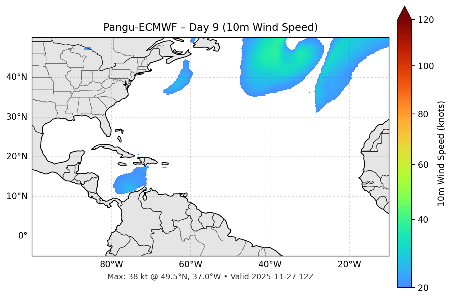 Pangu-ECMWF - Day 09
