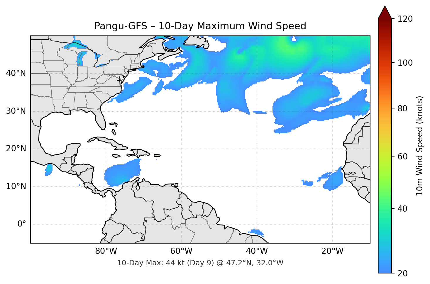 Pangu-GFS 10-Day Max