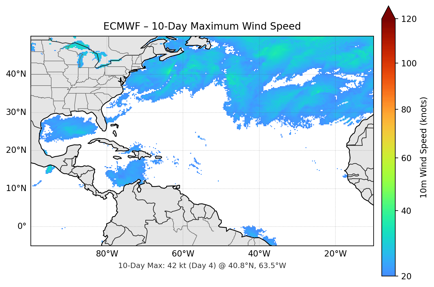 ECMWF 10-Day Max