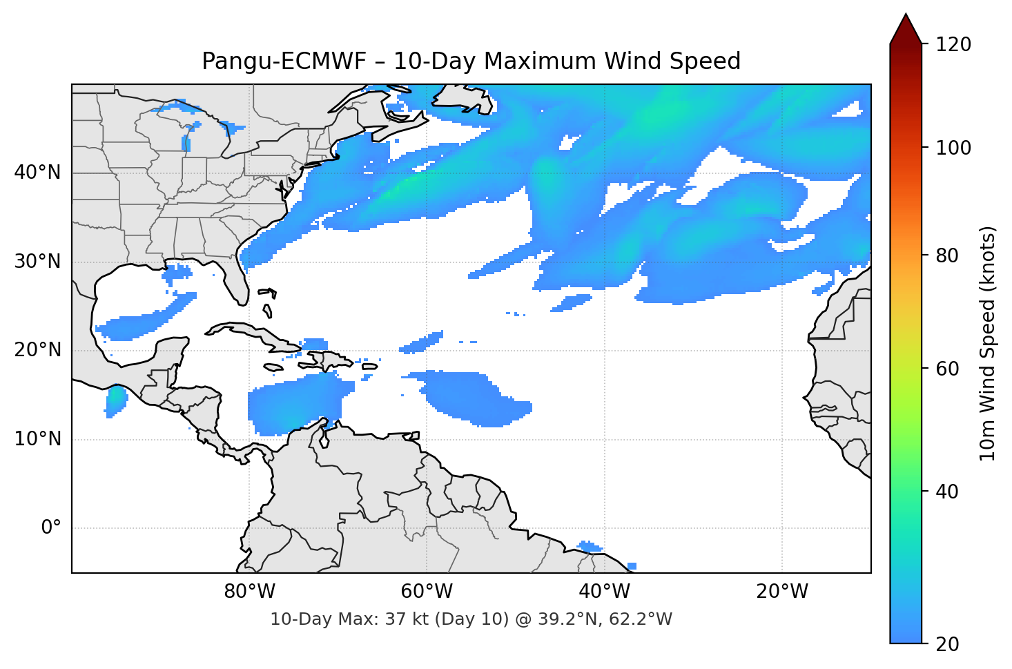 Pangu-ECMWF 10-Day Max
