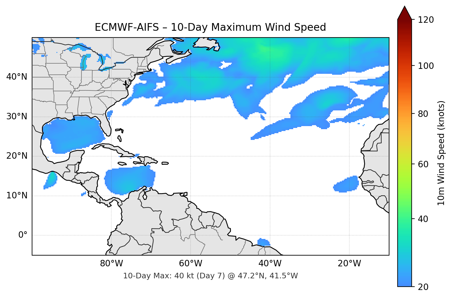 ECMWF-AIFS 10-Day Max