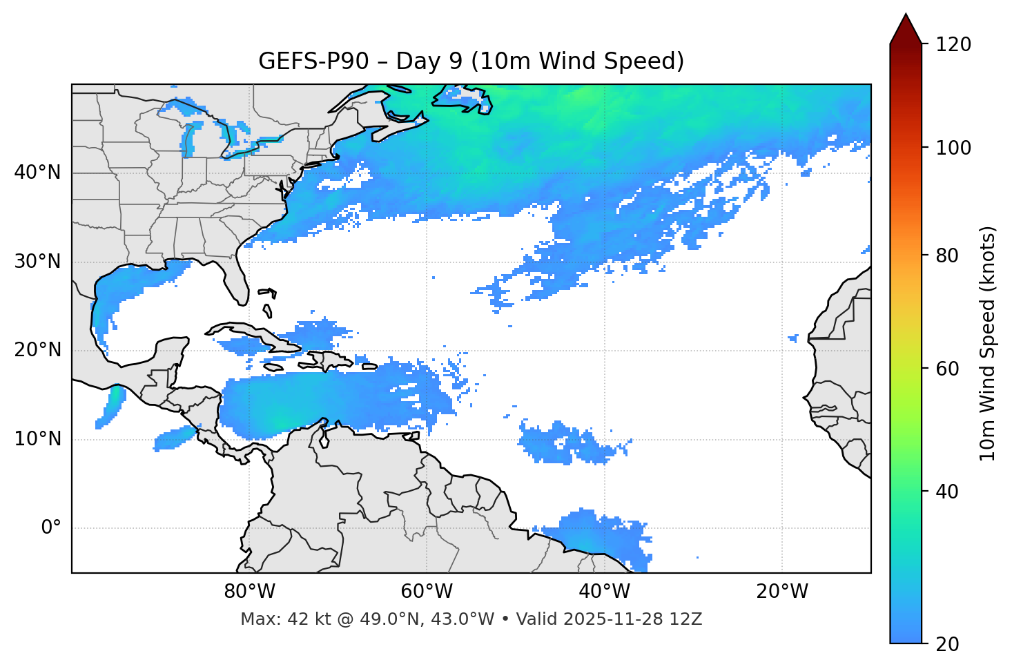 GEFS-P90 - Day 09