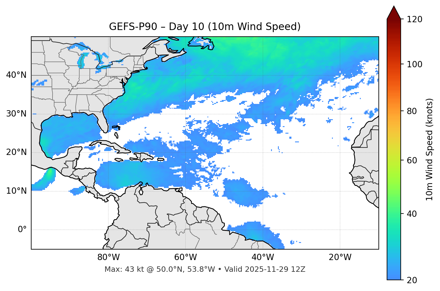 GEFS-P90 - Day 10