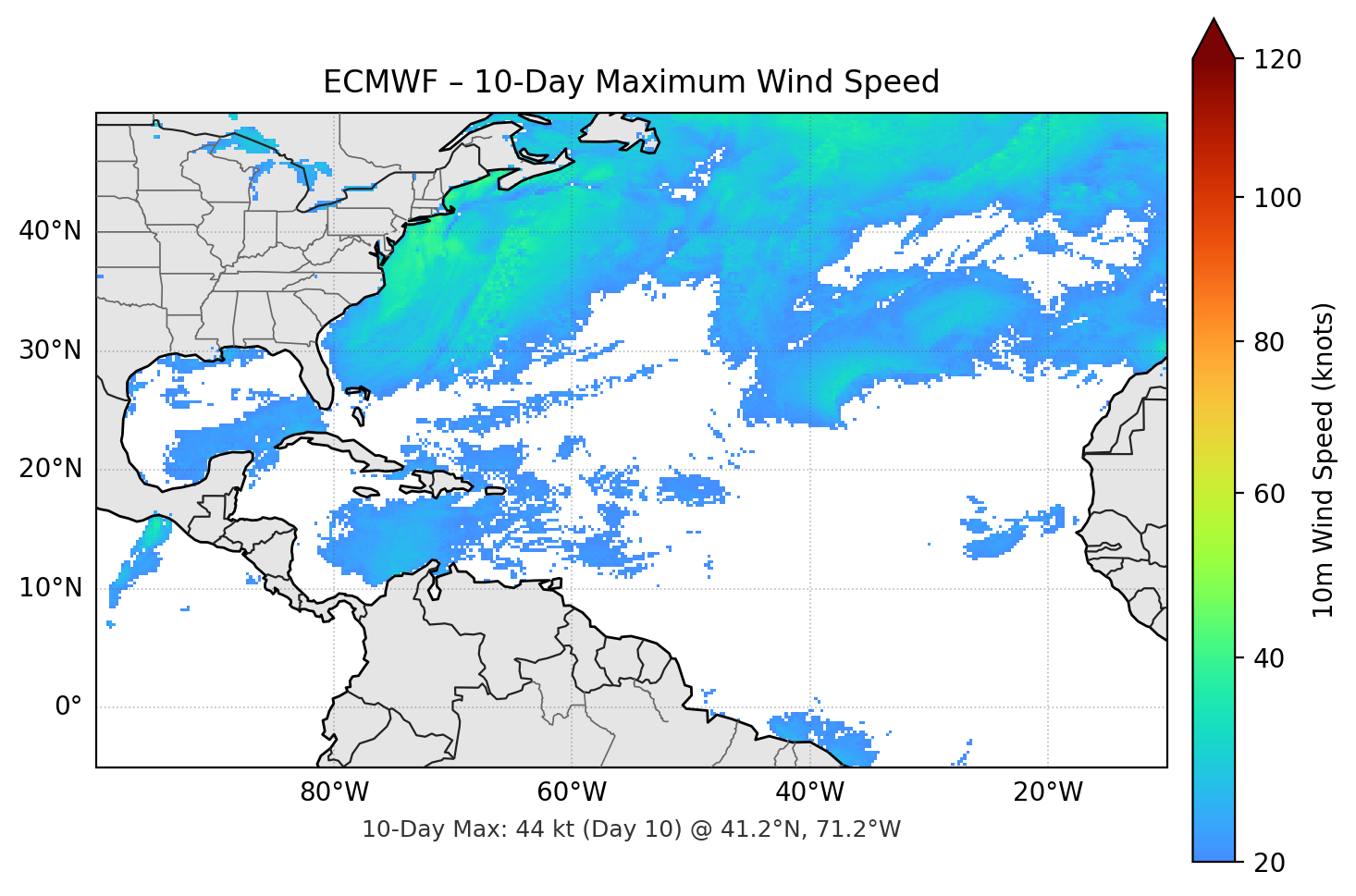 ECMWF 10-Day Max