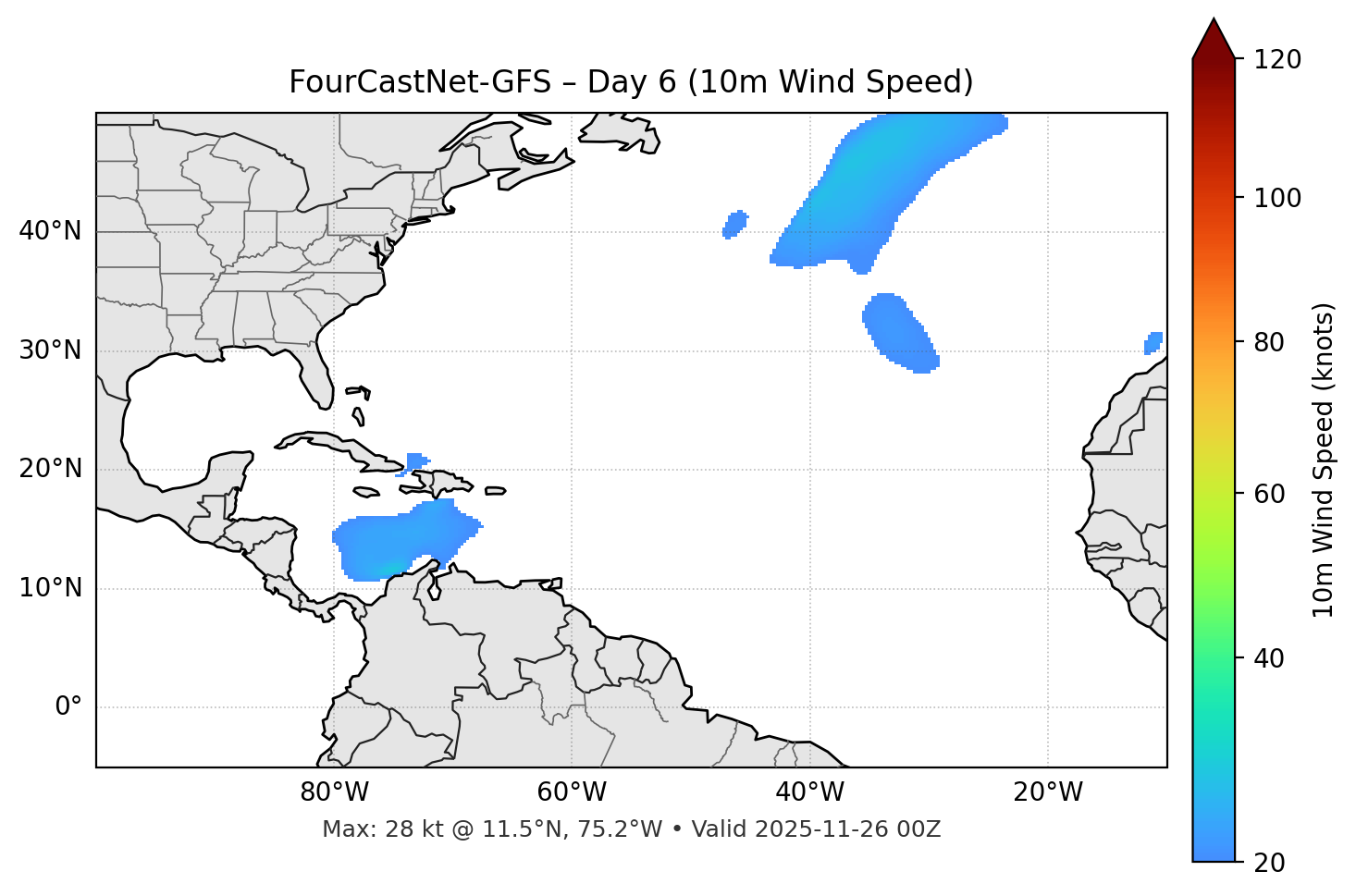 FourCastNet-GFS - Day 06