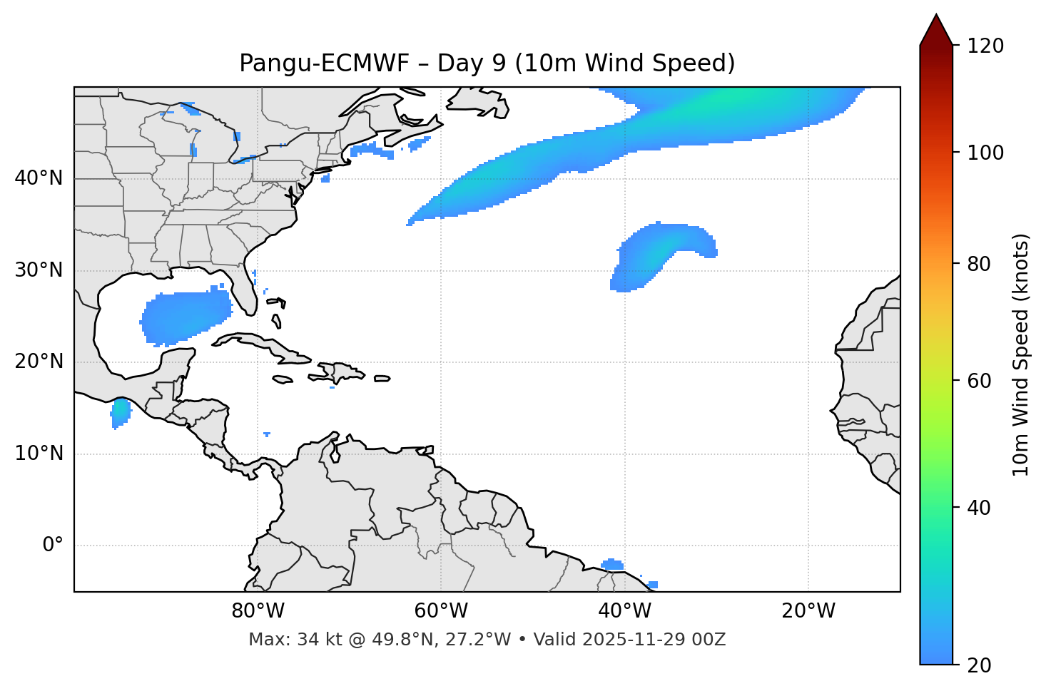 Pangu-ECMWF - Day 09