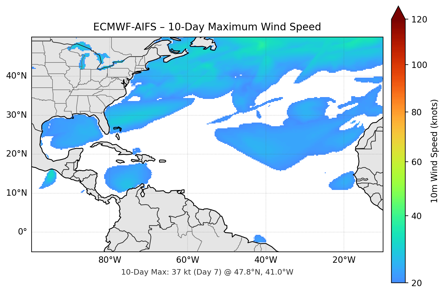ECMWF-AIFS 10-Day Max