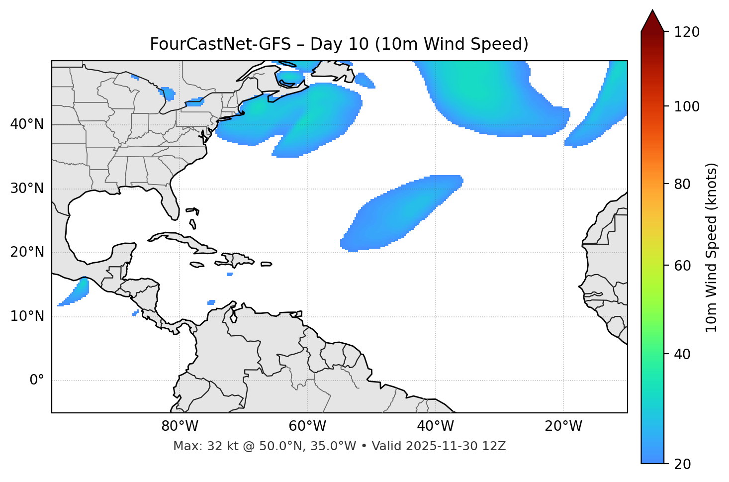 FourCastNet-GFS - Day 10