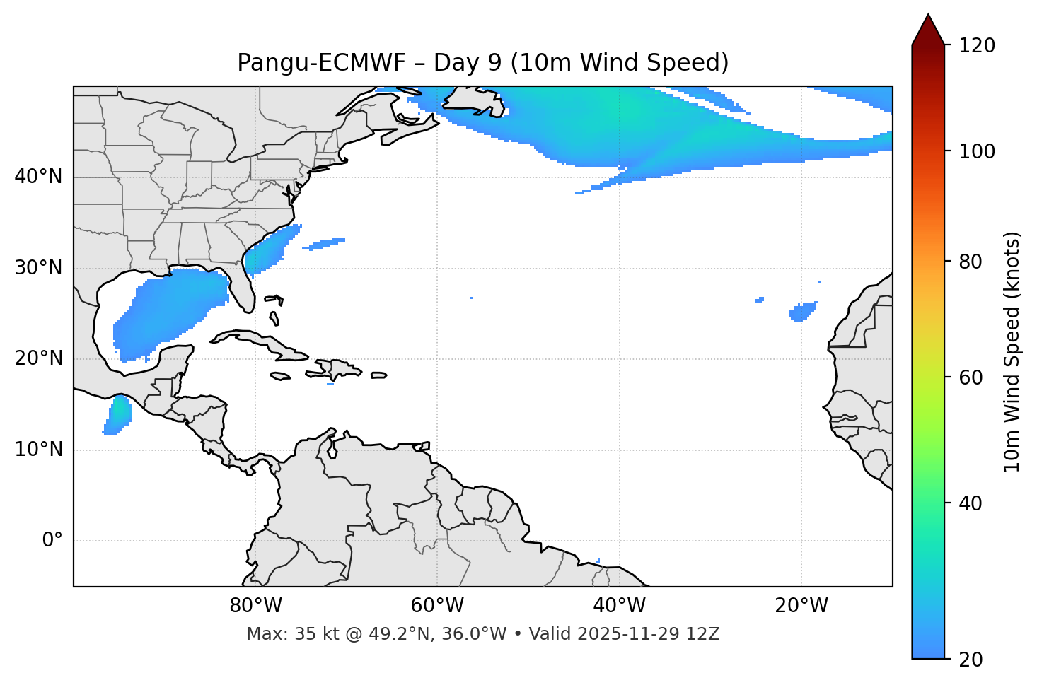 Pangu-ECMWF - Day 09