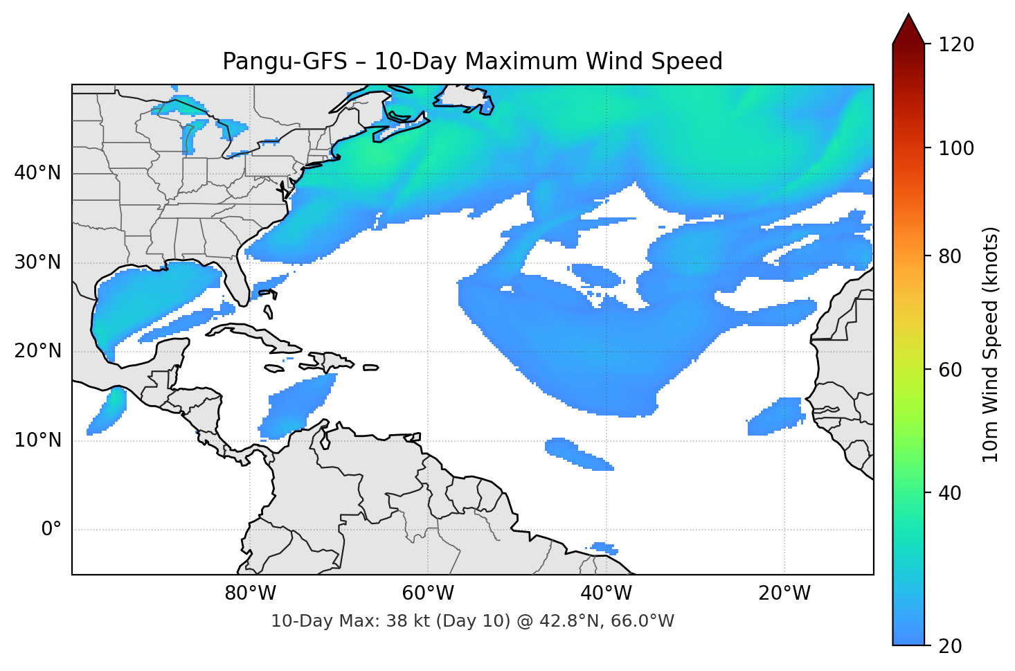 Pangu-GFS 10-Day Max