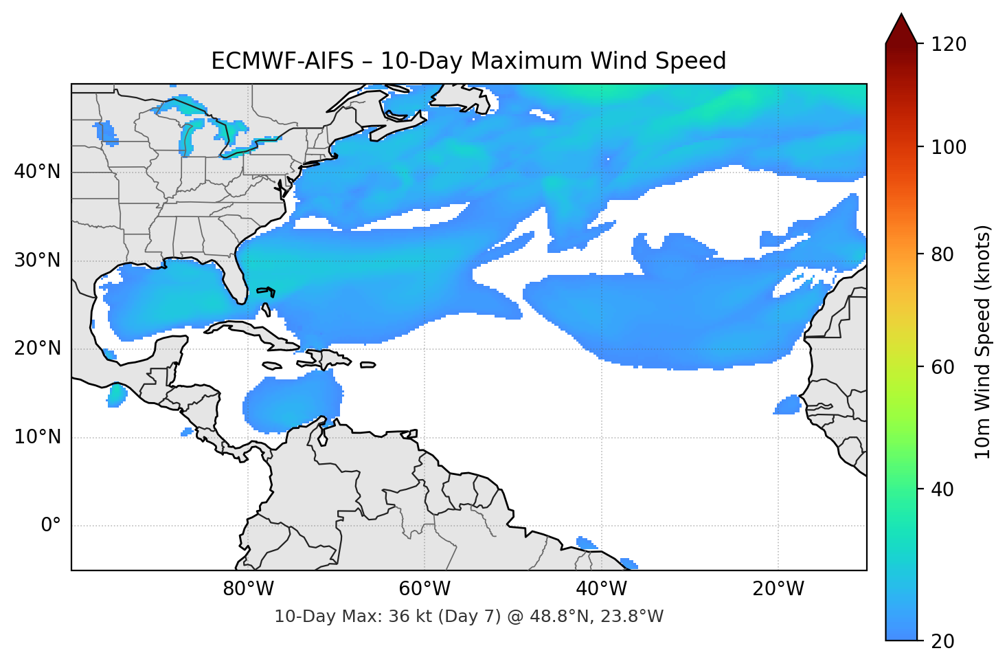 ECMWF-AIFS 10-Day Max