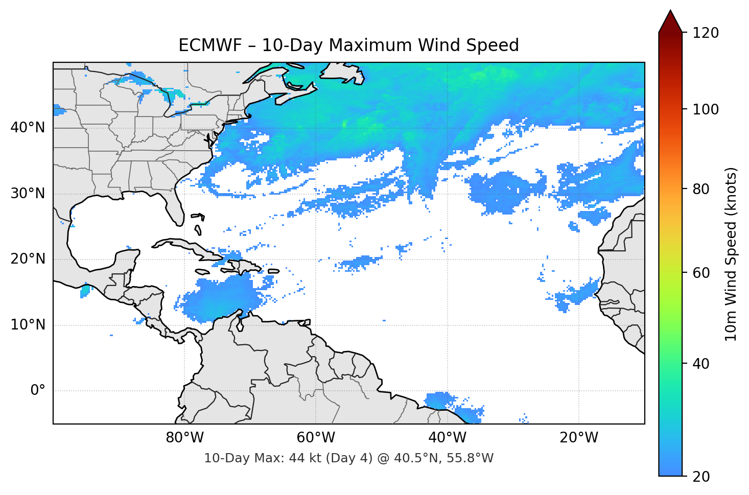 ECMWF 10-Day Max