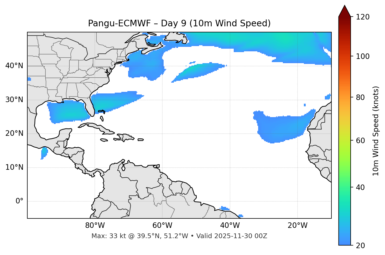 Pangu-ECMWF - Day 09