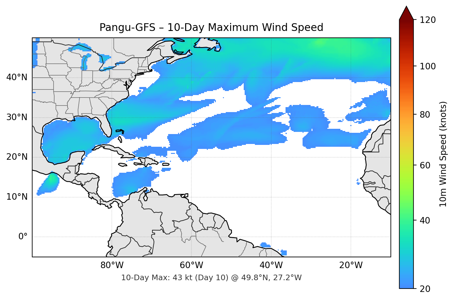 Pangu-GFS 10-Day Max