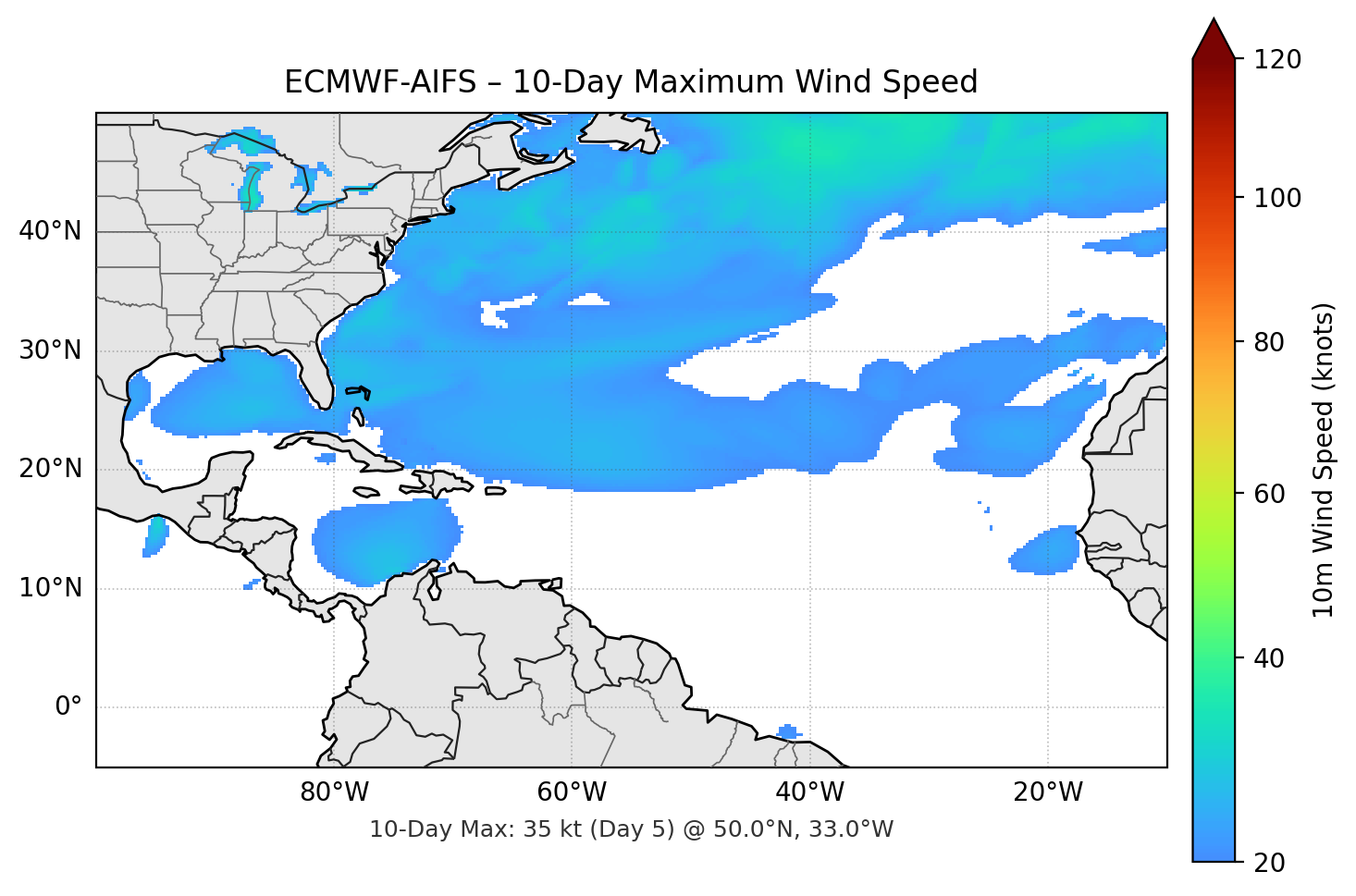 ECMWF-AIFS 10-Day Max