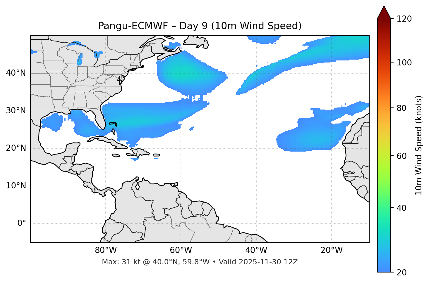 Pangu-ECMWF - Day 09