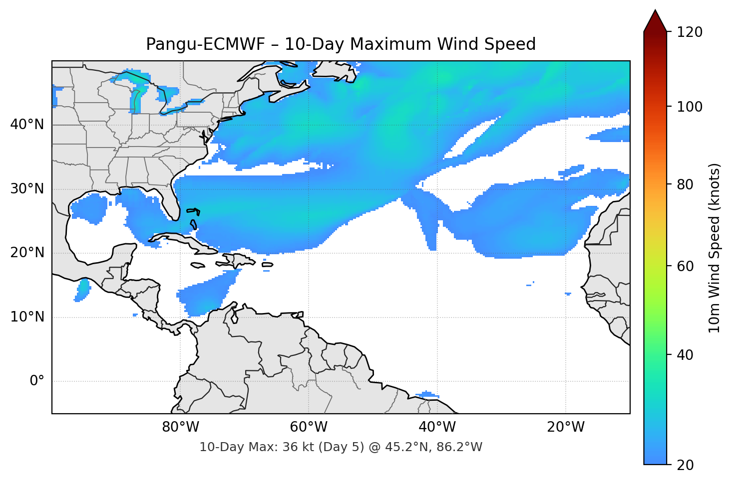 Pangu-ECMWF 10-Day Max