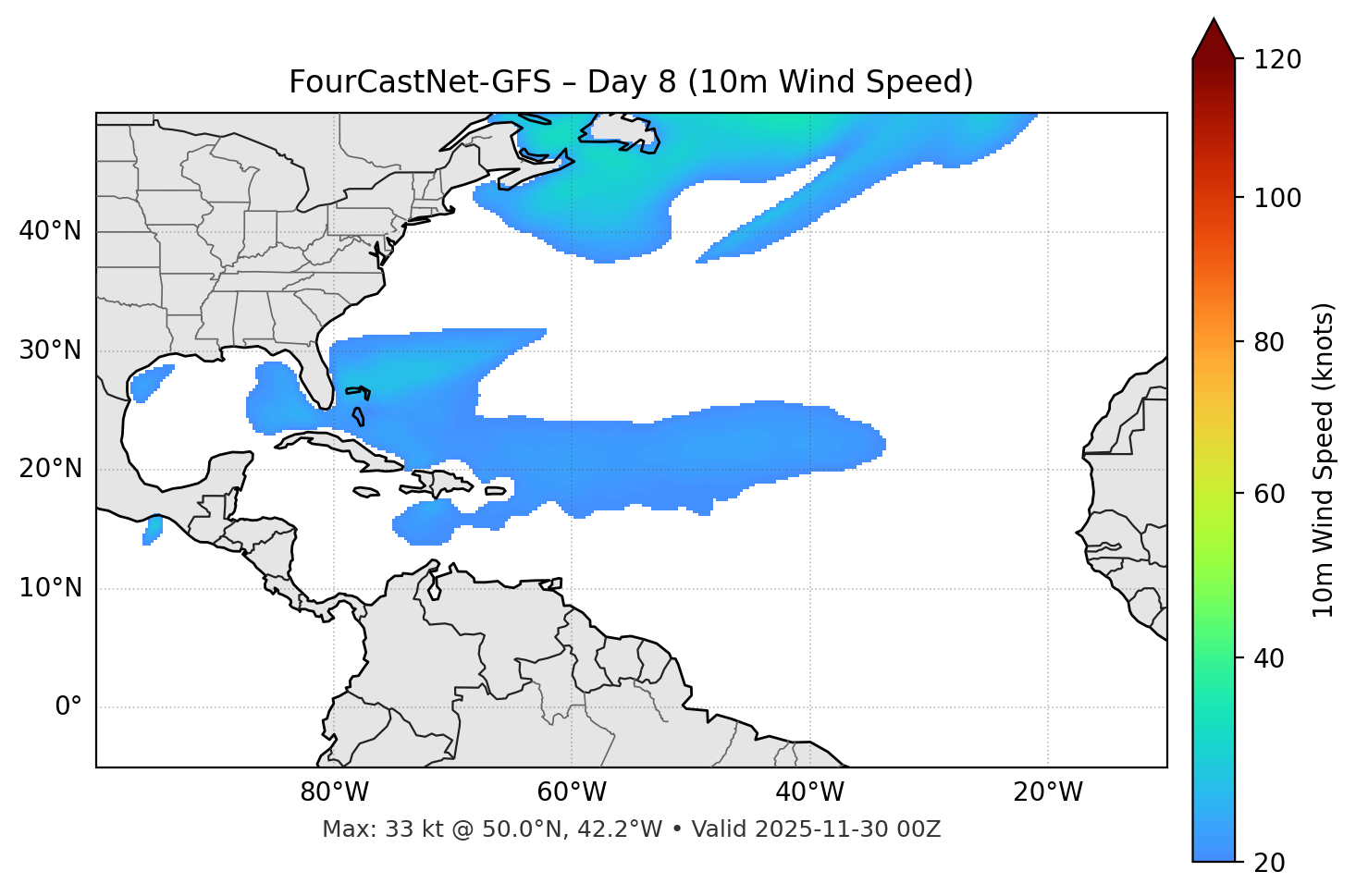 FourCastNet-GFS - Day 08