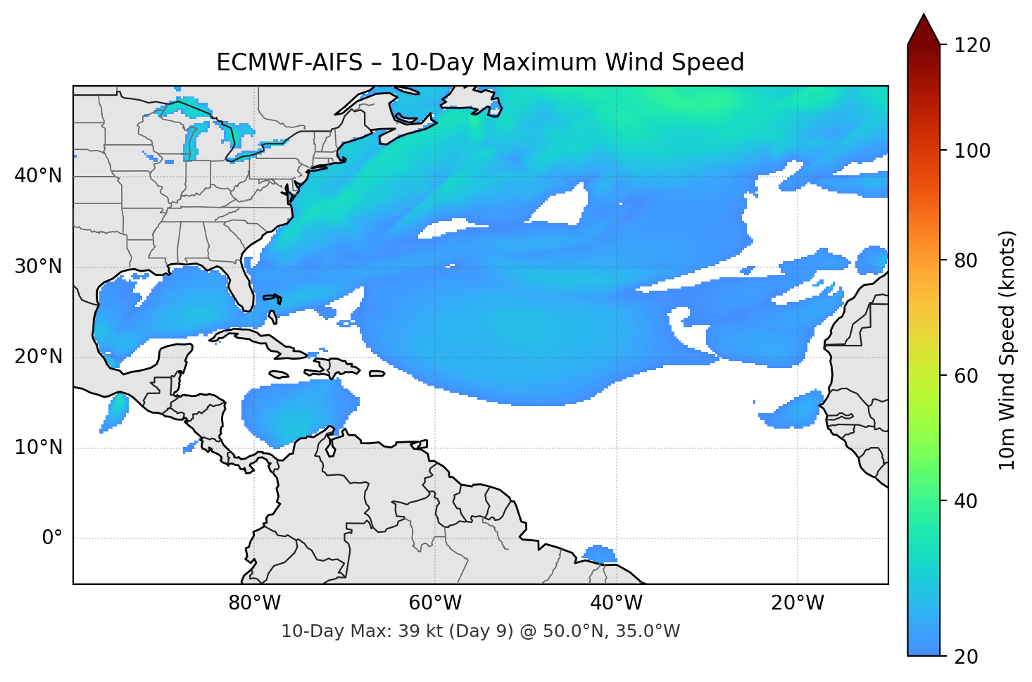 ECMWF-AIFS 10-Day Max
