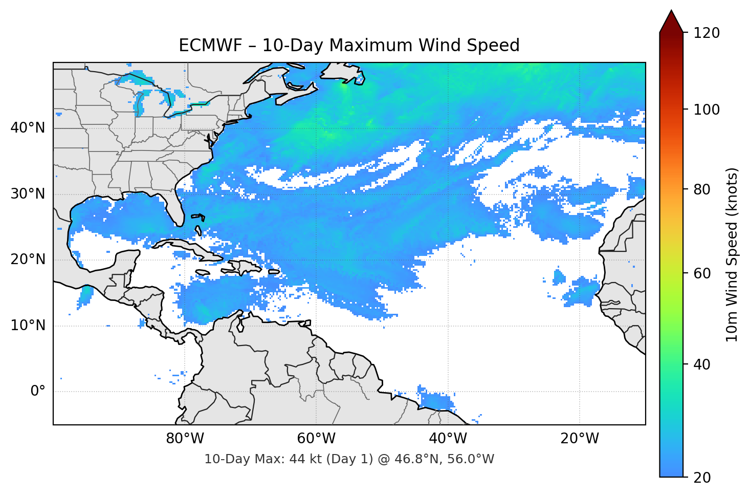 ECMWF 10-Day Max