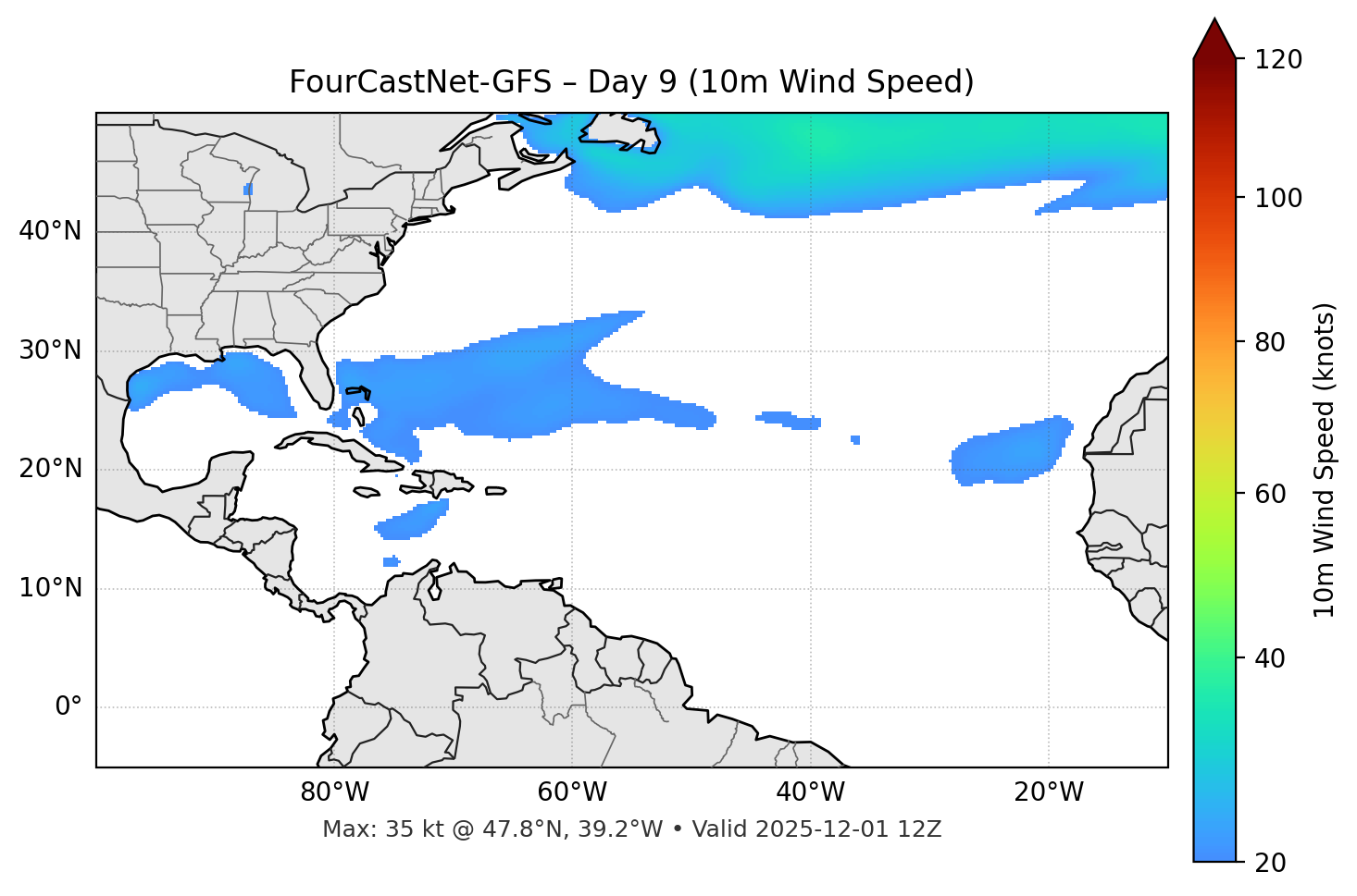 FourCastNet-GFS - Day 09