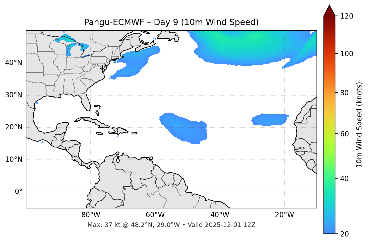 Pangu-ECMWF - Day 09