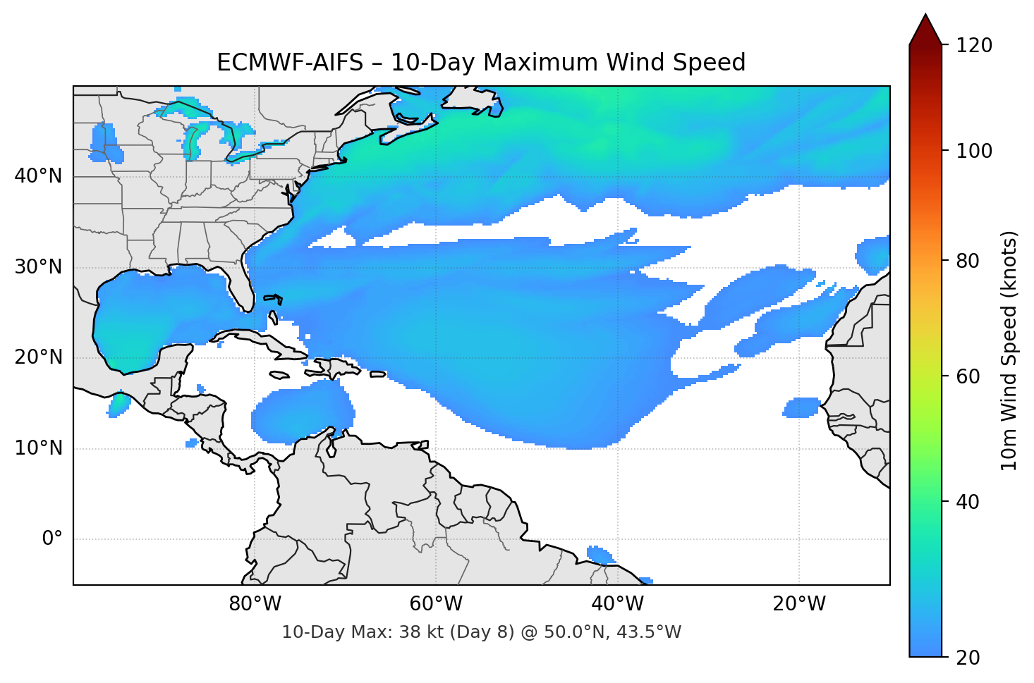 ECMWF-AIFS 10-Day Max