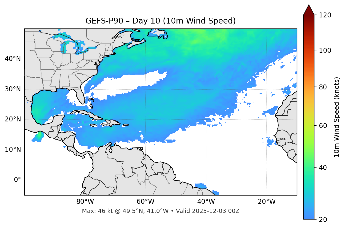 GEFS-P90 - Day 10